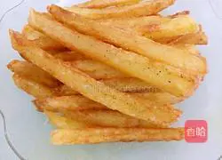 Illustration of how to make French fries 7