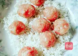 Illustration of how to make pearl dumplings 4