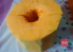 Illustration of how to make pumpkin chiffon cake 2