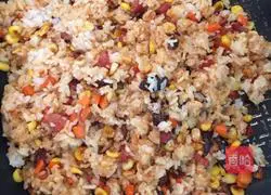 Illustration of how to make mixed rice 7