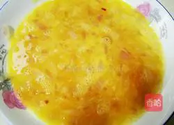 Illustration of how to make egg and green onion pizza 3