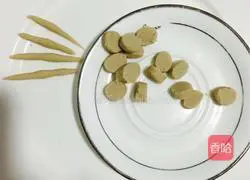 Illustration of how to make mushroom noodles and fish 6