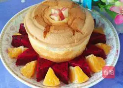 Illustration of how to make fruit birthday cake 7