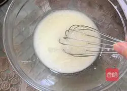 Illustration of how to make chiffon cake 1