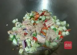 Illustration of how to make tuna fried rice 5
