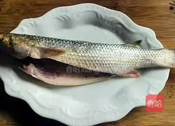 Illustration of how to make steamed anchovies 2