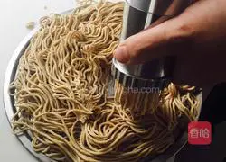 Illustration of how to make cold noodles 5