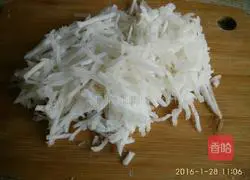 Illustration of how to make fried radish balls 2