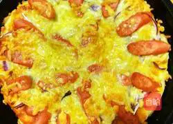 Home-style sausage pizza recipe 7