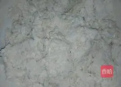 Illustration of how to make kidney bean noodles 1