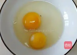 Illustration of how to make egg and vegetable rolls 3 