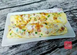 Illustration of how to cook bacon with thick eggs 16