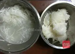 Illustration of how to make steamed radish balls 3