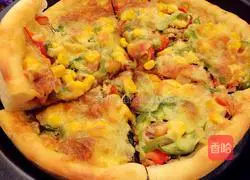 Tuna Corn Pizza Recipe Illustration 10