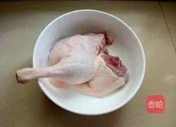 Illustration of how to make three cups of duck in rice cooker 2