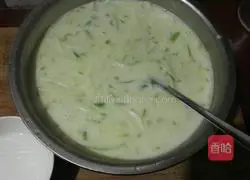 Illustration of how to make kidney bean curd 5