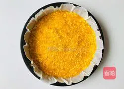 Illustration of how to make delicious flourless shrimp bacon pumpkin oatmeal pizza 3