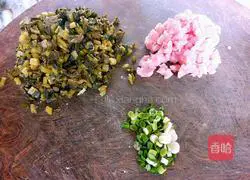 Illustration of how to make fish roe and pickled vegetables and tofu 5