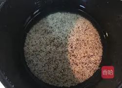 Illustration of how to make roasted quinoa rice with colorful fruits and vegetables 1