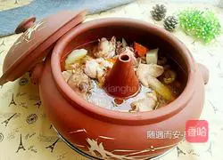 Illustration of how to make steam pot chicken 11