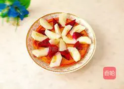 Illustration of how to make pear blossoms 1