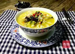 Illustration of how to make steamed noodles 10