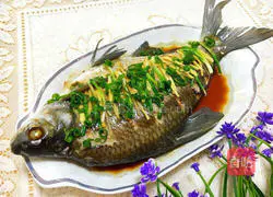Illustration of how to make steamed bream 14