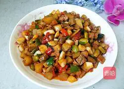 eight Illustration of how to make Bao Chili Sauce 16