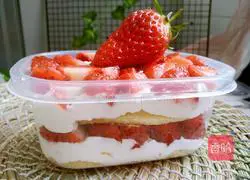 Strawberry Cake Box Recipe Illustration 22