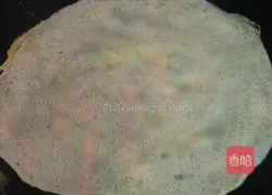 Illustration of how to make green onion egg burrito 6