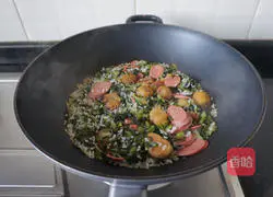 Shanghai Vegetable Rice Recipe Illustration 13