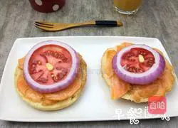 Smoked Salmon Bagel Sandwich Recipe Illustration 6