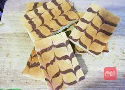 Chiba pattern sponge Cake sandwich recipe 21