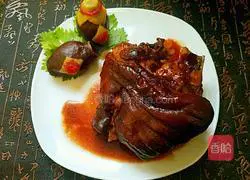 Illustration of how to make Dongpo elbow 16