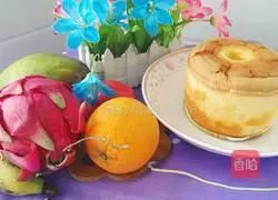 Illustration of how to make fruit birthday cake 1