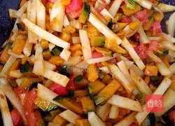 Illustration of making noodles 11