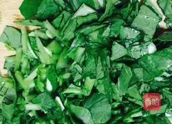 Illustration of how to make green vegetable and tofu soup 3