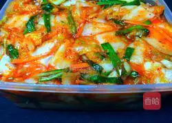 Pictures of how to make kimchi 8