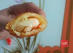 Illustration of home-style shrimp spring rolls 2