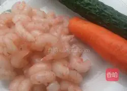 Illustration of how to make stir-fried shrimps 1