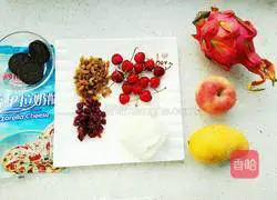 Illustration of how to make lazy bun fruit pizza 1