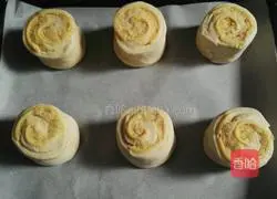 Illustration of how to make meat floss rolls 8