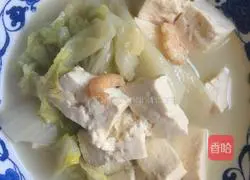 Illustration of how to make light cabbage, tofu and shrimp soup 11