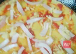 Illustration of how to make egg pizza 7