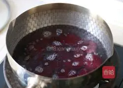 Illustration of how to make purple sweet potato tower 3