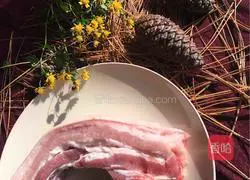 [Rice Vermicelli Steamed Pork] Recipe Illustration 1