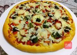 Shrimp pizza Illustration of how to do it 12