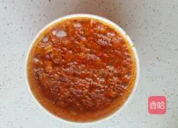 Illustration of how to make scallion sesame oil and spicy seeds 6