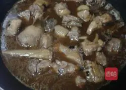 Illustration of how to make braised chicken nuggets in sauce 9