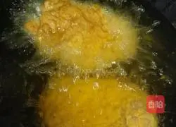 Wish (pig) a happy new year and happiness Overflowing - illustration of how to make fried pork chop 9